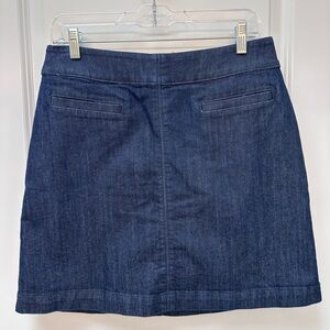 Loft a-line denim skirt. Size 8